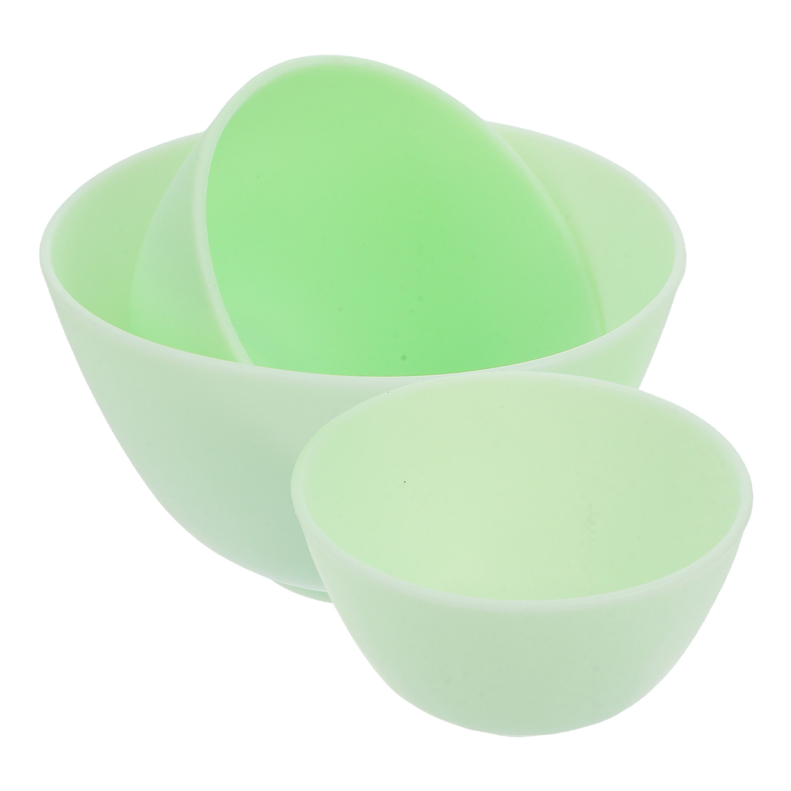 Face Mask Silicone - ชุดชามผสมมาสก์ซิลิโคนพรีเมียม 3 ชิ้น อ่อนโยน ปลอดภัย สำหรับทำมาสก์หน้า