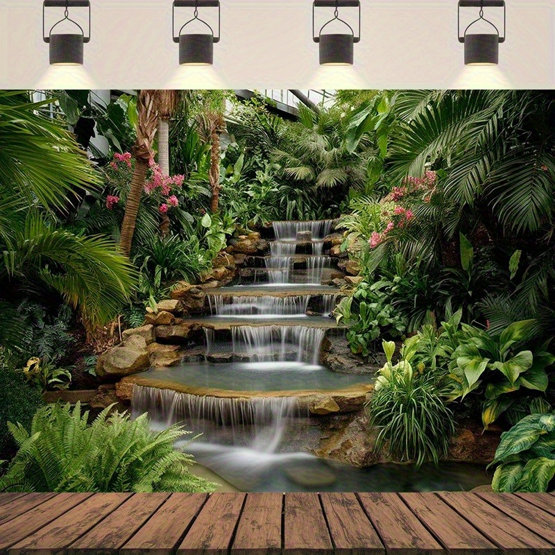 Spa And Wellness Center - พรมลายสวนน้ำตก พืชเขตร้อนเขียวชอุ่ม บันไดหิน บ่อน้ำ ทิวทัศน์ธรรมชาติอันเงียบสงบ ห้องนั่งเล่น