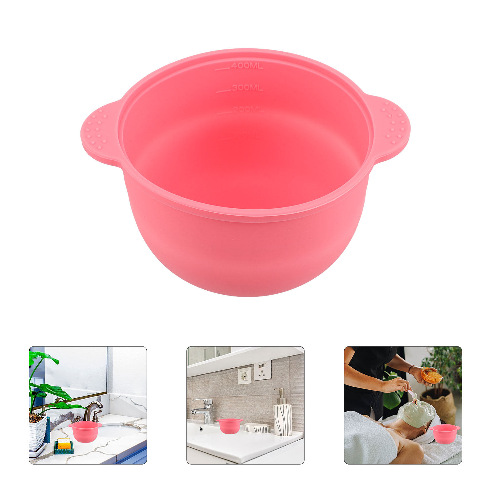 Face Mask Silicone - ชามซิลิโคนสำหรับมาสก์หน้า ทนความร้อน ไม่ติด ภาชนะละลายแว็กซ์ สำหรับทำมาสก์หน้า DIY