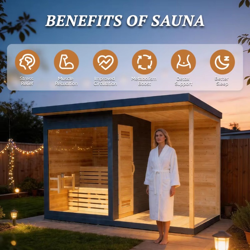 ห้องซาวน่าไม้พร้อมอ่างน้ำแข็งส - Spa Wellness Resorts บทวิจารณ์และราคา