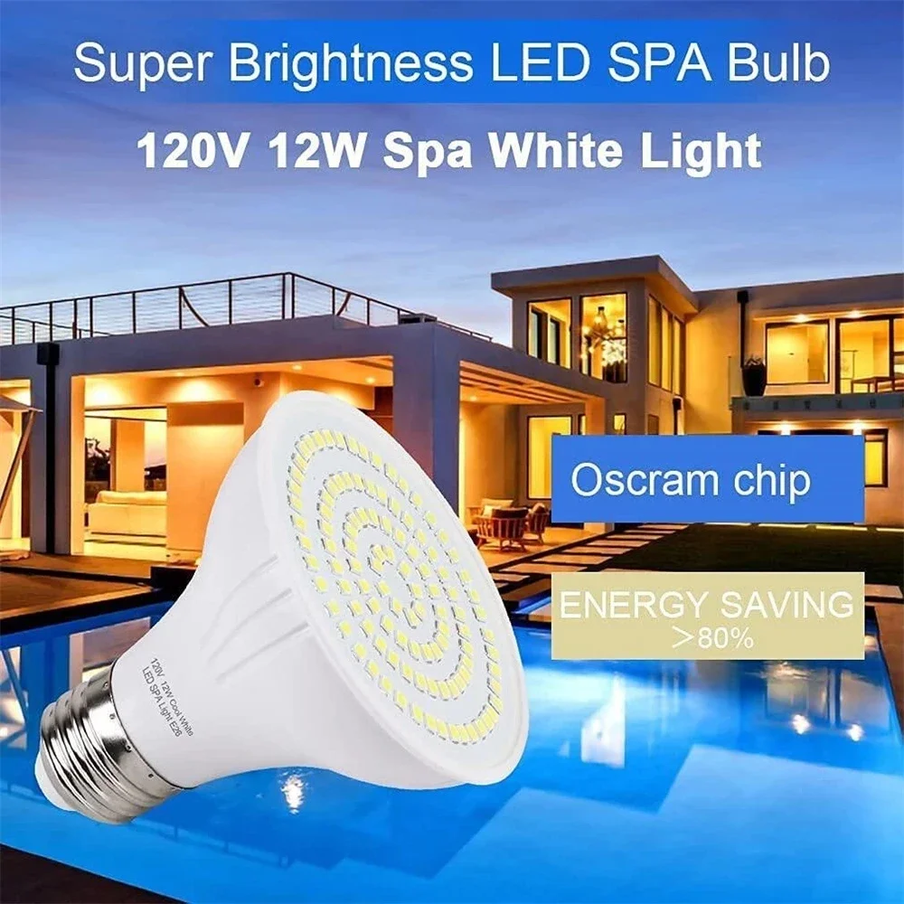 12W โคมไฟสปา LED ไฟสระว่ายน้ำ  - Xy Spa & Wellness บทวิจารณ์และราคา