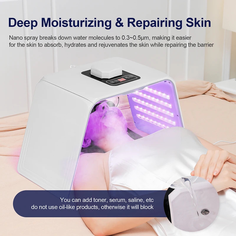 7 สี LED โฟตอนบิวตี้มาส์กบำรุง - Spa & Wellness Joule บทวิจารณ์และราคา