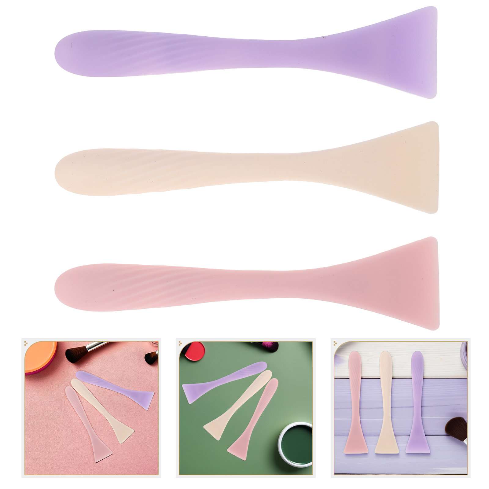 ชุดแปรงมาสก์หน้าซิลิโคน 3 ชิ้น - Face Mask Silicone บทวิจารณ์และราคา