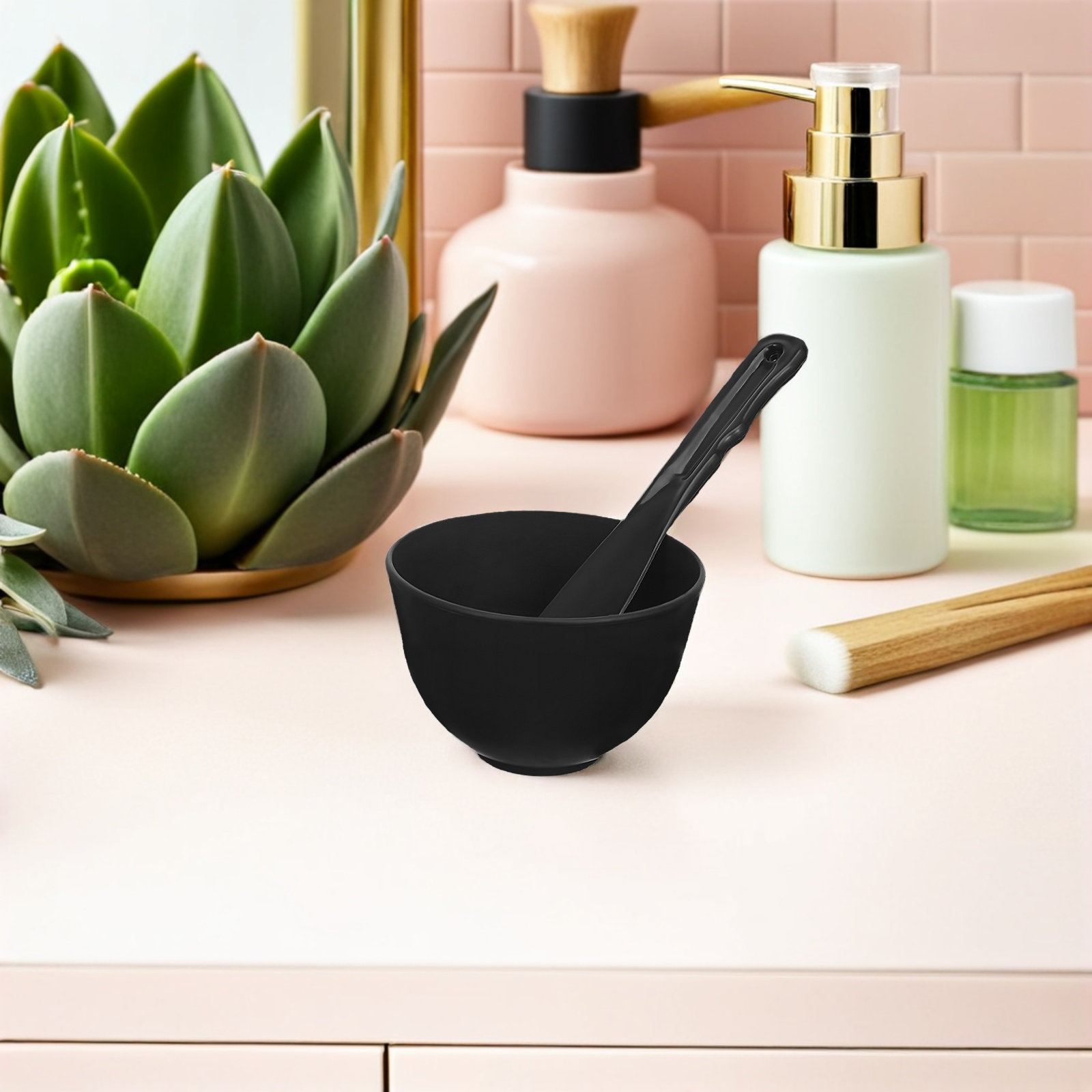 ชุดชามผสมมาส์กหน้าซิลิโคน 8 ชิ - Face Mask Silicone บทวิจารณ์และราคา
